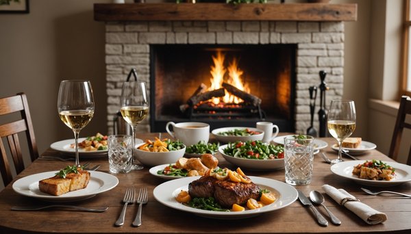 Transformez vos repas avec des cheminées de table chaleureuses